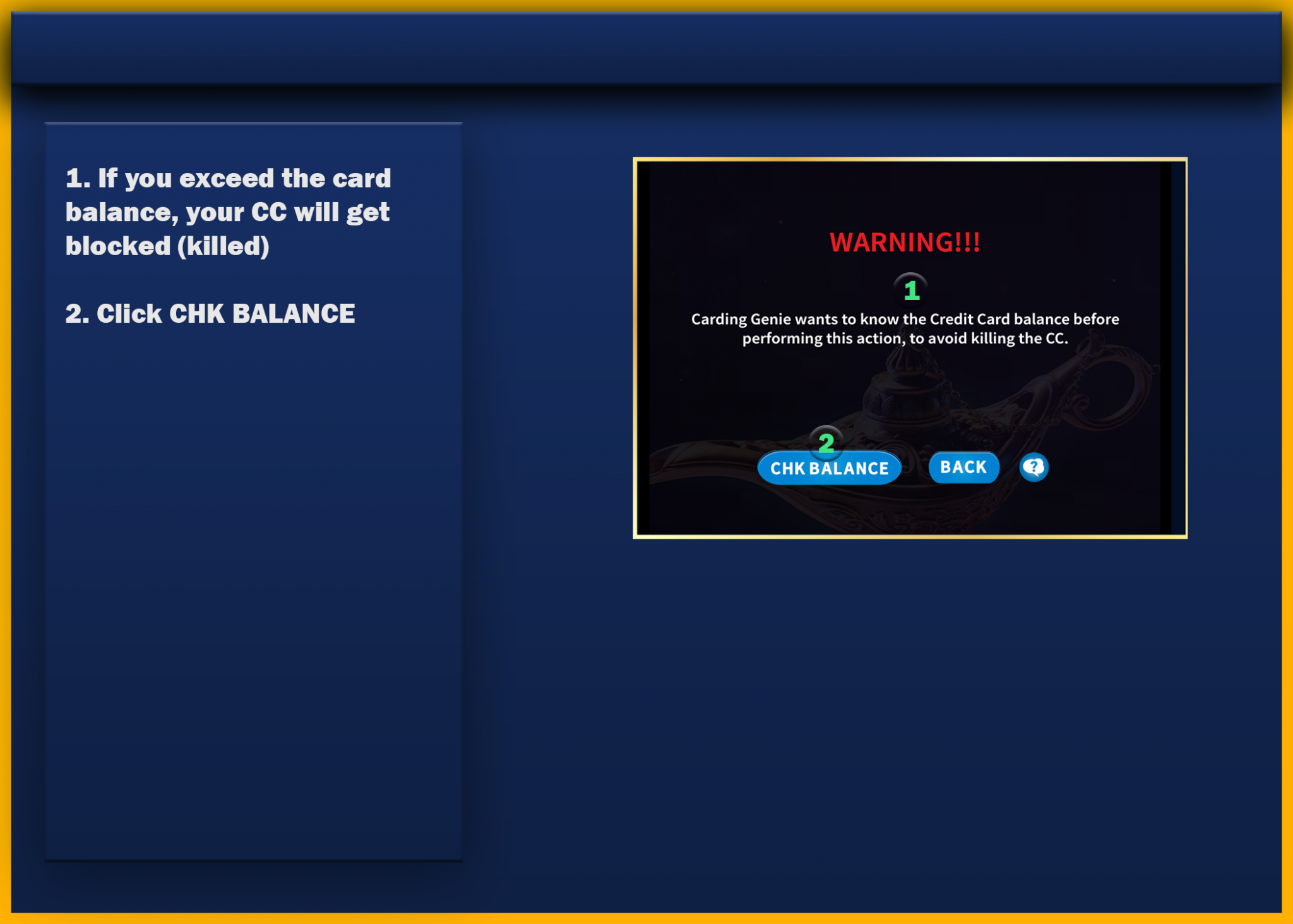 CC balance Carding automated